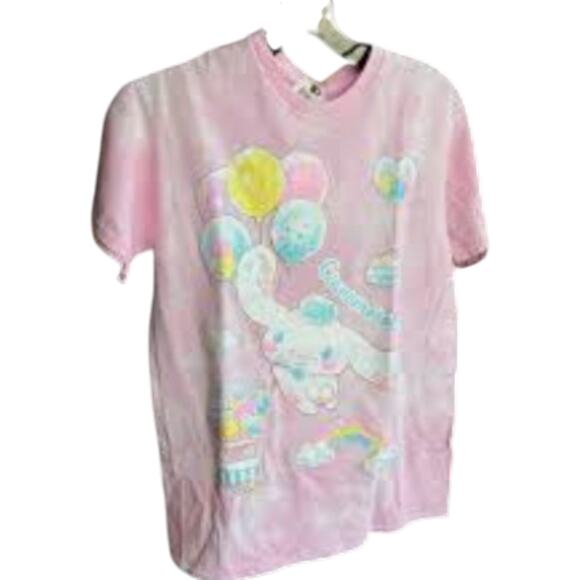 Hot Topic Hot Topic Sanrio Cinnamoroll Balloons Pink Tee Size Fit T-Shirt Sz L - Picture 2 of 4